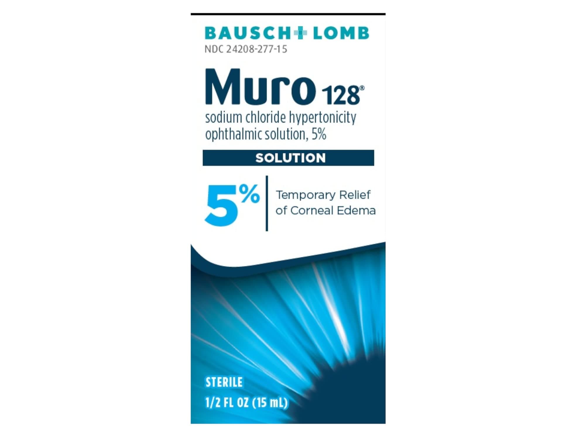 & Pharmaceuticals Muro 128 5 % Solution (15ml/0.5oz.)