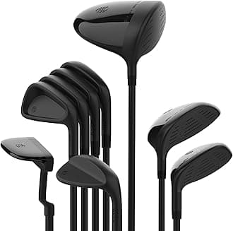Stix Golf Club Set - Unisex - Black - 9 Set Clubs - Graphite Shafts - Premium Materials, Modern Design, Quality