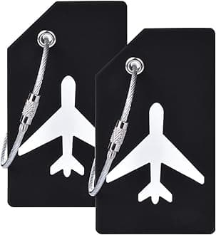 Silicone Luggage Tag with Name ID Card Perfect to Quickly Spot Luggage Suitcase