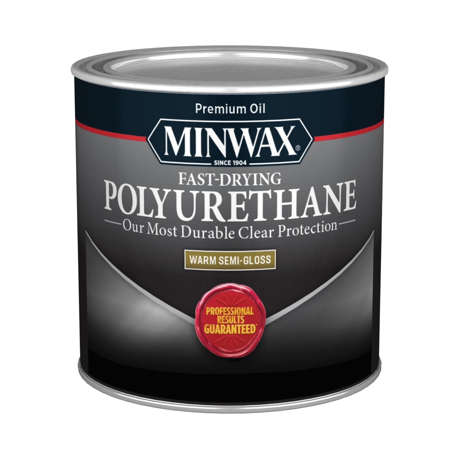 Fast Drying Polyurethane Protective Wood Finish, Clear Semi-Gloss, ½ Pint
