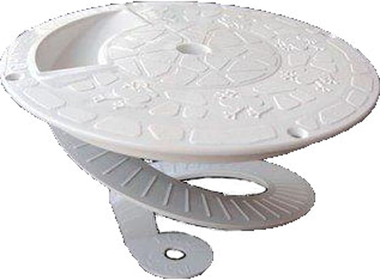 Critter Skimmer 9-Inch Round Pool Skimmer Cover, White