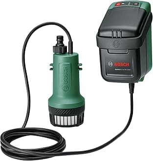 Bosch Cordless Submersible Water Pump GardenPump 18V-2000 (Without Battery, 18 Volt System, in Carton Packaging)