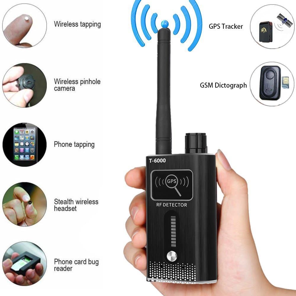 Anti-Spy Wireless RF Signal Detector Bug GPS Hidden Camera Signal Detector，for Hidden Camera GSM Eavesdropping Device GPS Radar Radio Scanner Wireless Signal Device Finder