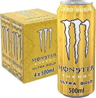 Monster Ultra Gold Energy Drink 4 x 500 ml