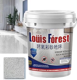 High-Gloss Marble Effect Epoxy Floor Coating,Epoxy Floor Paint for Garage,Self-Leveling Concrete Floor Paint,Quick-Dry Non-Slip Wear-Resistant Basement Waterproof Water-Based Paint