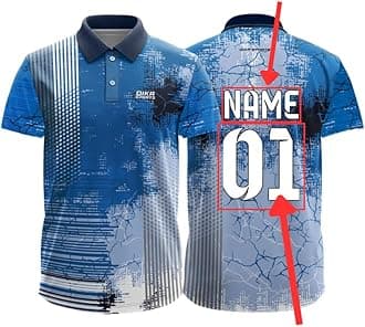 Dika SportsCustom Add Name and Number Jersey for Men Cricket t-Shirt | 2 Year to 5XL
