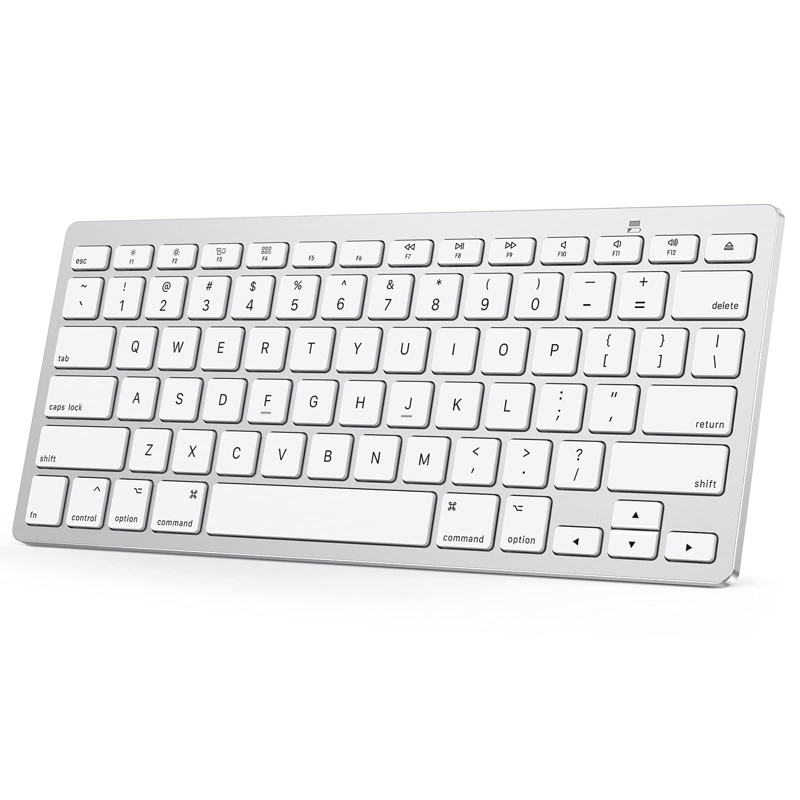 Bluetooth Keyboard Compatible with Mac ONLY, Compact Wireless Keyboard Compatible with MacBook Pro/Air, iMac, Mac mini/Pro, Silver