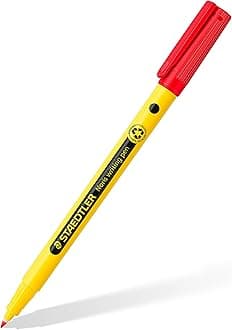 STAEDTLER 307-2 Noris Handwriting Pen - Red (Box of 10)