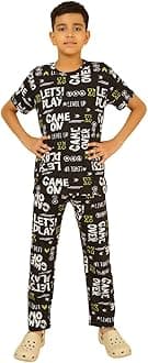 Ninos DreamsCotton Coord Set - Boys Night Suit, Loungewear, Night Dress
