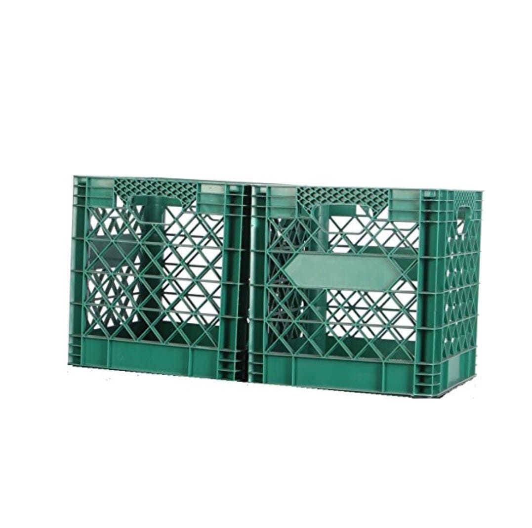 Mighty Max Plus One Cart Accessories Green Storage Crate Box