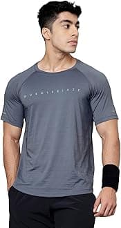 MuscleBlazeActive T Shirt for Men, for Gym & Sports