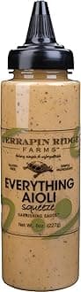 Terrapin Ridge Farms Everything Aioli Sauce, Creamy Gourmet Condiment – 8 oz Squeeze Bottle
