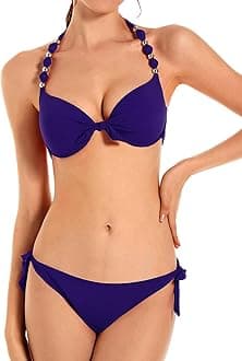 Push Up Bikini Set Underwire Swim Top Brazilian Bottom Swimsuit