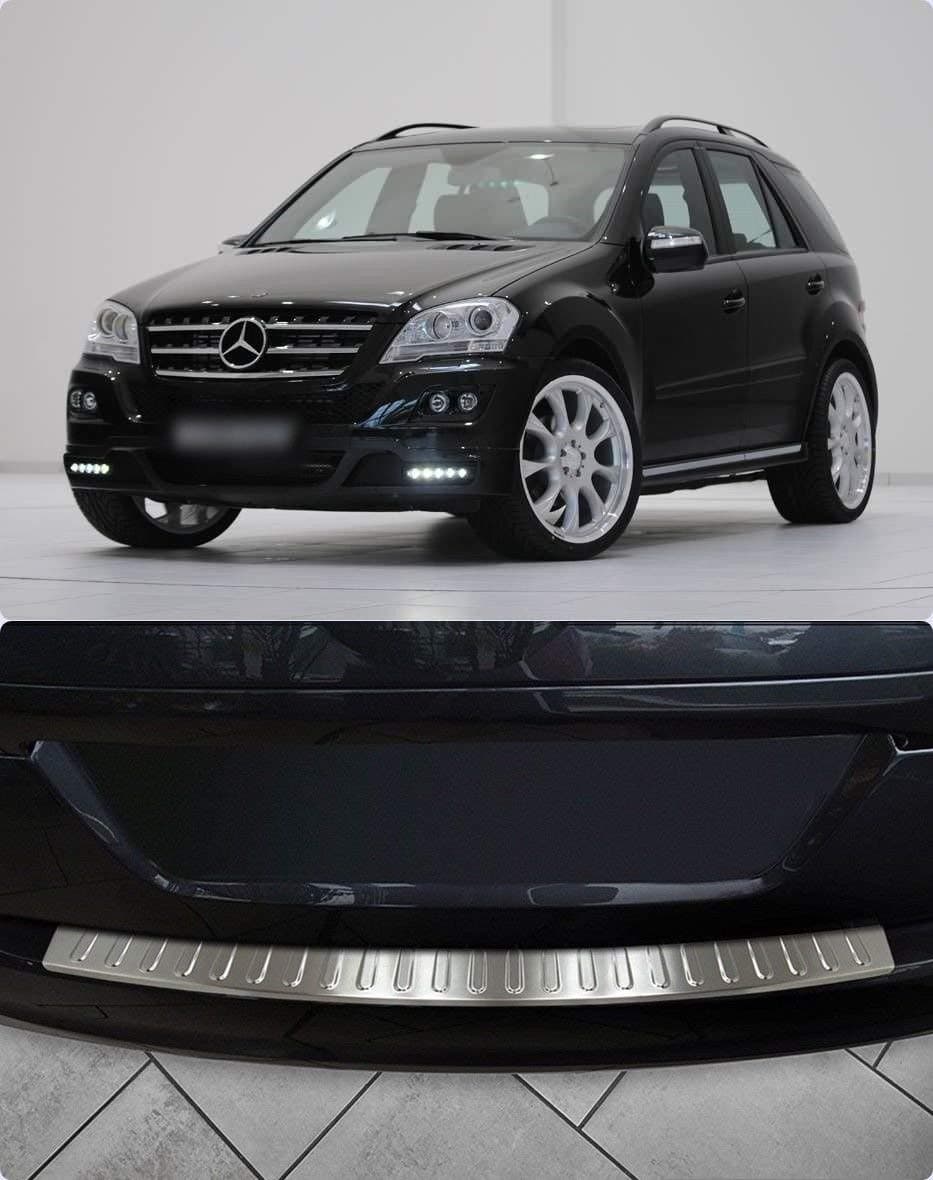 ML CLASS (W164) Stainless Steel Chrome Rear Bumper Protector Scratch Guard (2005-2012)