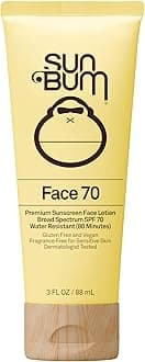 Original SPF 70 Sunscreen Face Lotion - Broad Spectrum Moisturizing Facial Sunscreen with Vitamin E - Fragrance Free - Travel Size - 3 oz