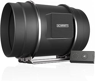 AC Infinity CLOUDLINE PRO S8 Quiet 8" Inline Duct Fan with Speed Controller Heating and Cooling Fan Promotes Cooling Growing Tent Hydroponics