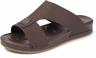 Arabic Slippers Men's Sandal Light Weight Slip On Ultra Soft Massage Grip Breathable Medical Water Proof Traditional Outdoor Arabic Sandals for Slippers Men, 44 EU
