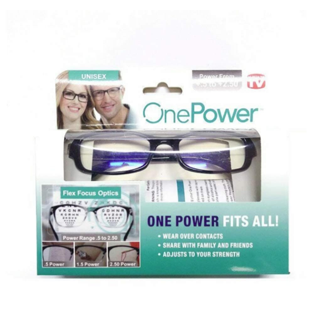 Dial Vision Reading Adjustable Eye Glasses Flex Clear Focus Auto Adjusting Optic