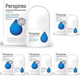 Perspirex Extra Strength Antiperspirant Roll on 20ml | Long Lasting Sweat Protection | ORIGINAL (Pack of 5)