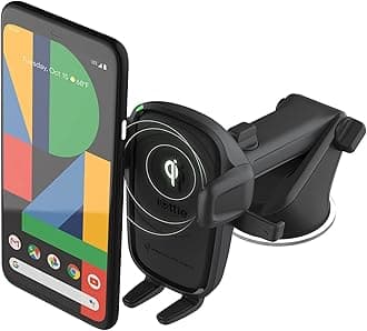 iOttie Easy One Touch Wireless 2 Qi-Lade-Dashboard-Halterung für iPhone XS Max R 8 Plus 10 W für Samsung Galaxy S10 E S9 S8 Plus Edge, Hinweis 9