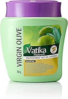 Multivitamin Virgin Olive Hair Mask - 500g | Hot Oil Treatment Enriched With Multivitamin | Sweet Almond & Henna Extracts For Anti-Frizz Hair Treatment