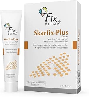 Fixderma 2% Kojic Acid + 1% Arbutin Skarfix-Plus Scar Removal Cream | Hyperpigmentation Removal Cream and Acne Scars Removal Cream | Helps to Reduce Melasma- 30 gm