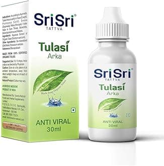 Sri Sri TATTVA shuddhta ka naam Tulasi Arka - Anti-Viral Drop - Natural Immunity Booster for Adults - 30ml (Pack of 1)