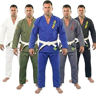 Brazilian Jiu Jitsu Gi for Men & Women BJJ Gi Grappling Kimonos Preshrunk Lightweight Fabric Martial Arts Uniform
