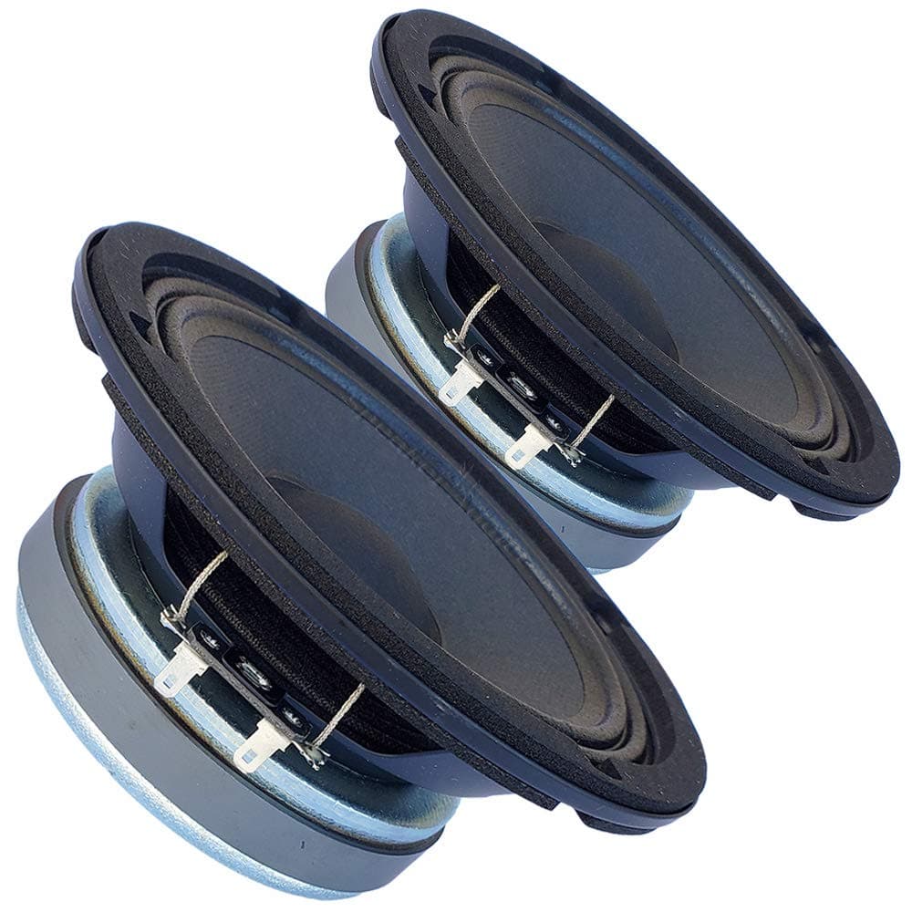 Pair Faital PRO 6FE200 6.5" Midrange Woofer Voice Speaker 8 ohm 260W 95dB 1.5VC