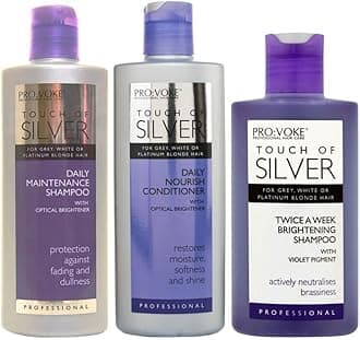 PROVOKE Set Of 3 - Touch Of Silver - Silver Daily Maintenance Shampoo 200Ml, Daily Nourish.