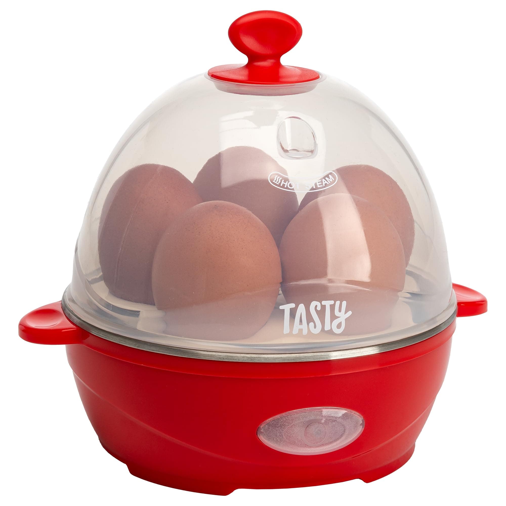 TastyEgg Boiler, 5 eggs, Red