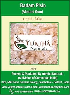 Yuktha Naturals Badam Pisin - Badam Gum - Almond Gum - 250g
