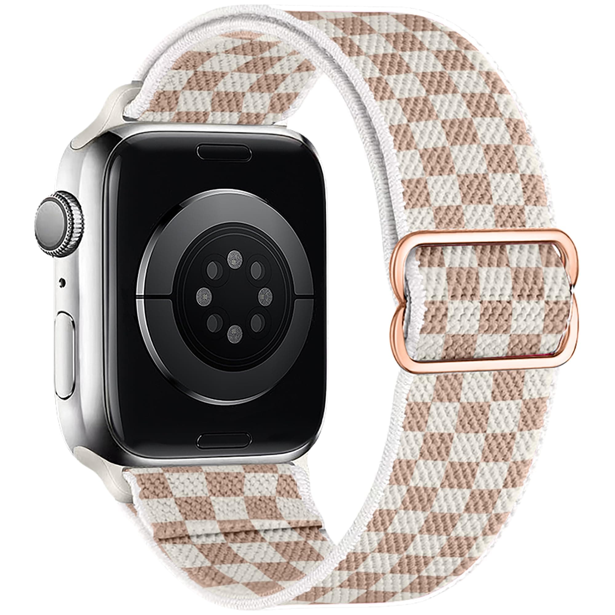 Stretchy Nylon Loop Bands Compatible with Apple Watch 38mm 40mm 41mm 42mm 44mm 49mm 46mm Adjustable Soft Elastics Strap Compatible with Apple Watch SE Ultra iWatch Series 10/9/8/7/6/5/4/3/2/1 Women Men