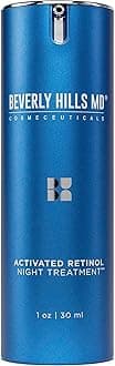 Beverly Hills MD Activated Retinol Night Treatment - Gel Serum for Tightening, Smoothing, Refining Look of Skin on Face and Neck w/Retinol, Ceramides