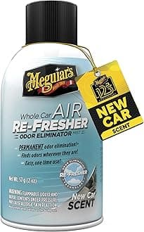 Meguiar'S Car Air Freshener/Odor Eliminator Black/Blue, 57g, G16402