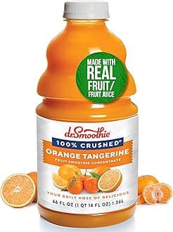 - 100% Crushed Orange Tangerine – No Added Sugar, Made with Real Fruits/Fruit Juice – Vegan, No Artificial Colors or Flavors – Sunny Blend of Sweet Oranges & Tangerines – 46 oz Bottle