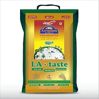 Aeroplane La Taste Sela Basmati Rice | Perfectly Aged | Long Grain with Rich Aroma Basmati Rice, 10 Kg