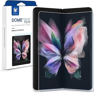 Whitestone [Premium Folding Film] for Samsung Galaxy Z Fold 3 Premium Film Screen Protector Anti-Bubble HD Clear PET Film Screen Guard for Galaxy Z Fold 3 (2021)