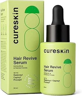 Cureskin Hair Growth Serum For Promoting Hair Growth & Controlling Hair Fall With 3% Redensyl, 5% Capixyl & 3% Procapil | Hair Growth Serum for Women and Men, 1.01 Fl Oz (Pack of 1)