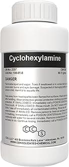 Cyclohexylamine - Premium-Quality Industrial and Laboratory Grade Chemical, 250mL (8 Fl Oz)