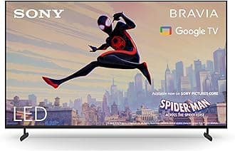 Sony BRAVIA, KD-65X80L, 65 Inches, LED, Smart TV, 4K HDR, Google TV, ECO PACK, BRAVIA CORE, Narrow Bezel Design [Energy Class F]