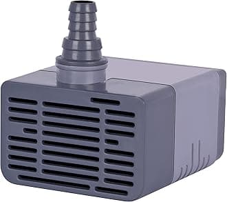 FEDUS 20W Submersible Water Cooler Pump - Motor, Aquarium & Pond Pump, Gray