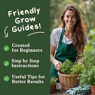 Seedboy Organic 5 Herb Variety Pack: Basil, Mint, Rosemary, Parsley, Cilantro for Planting Indoor and Outdoor, Non-GMO and USDA Certified Seed Packets (5 Herb Variety Pack)