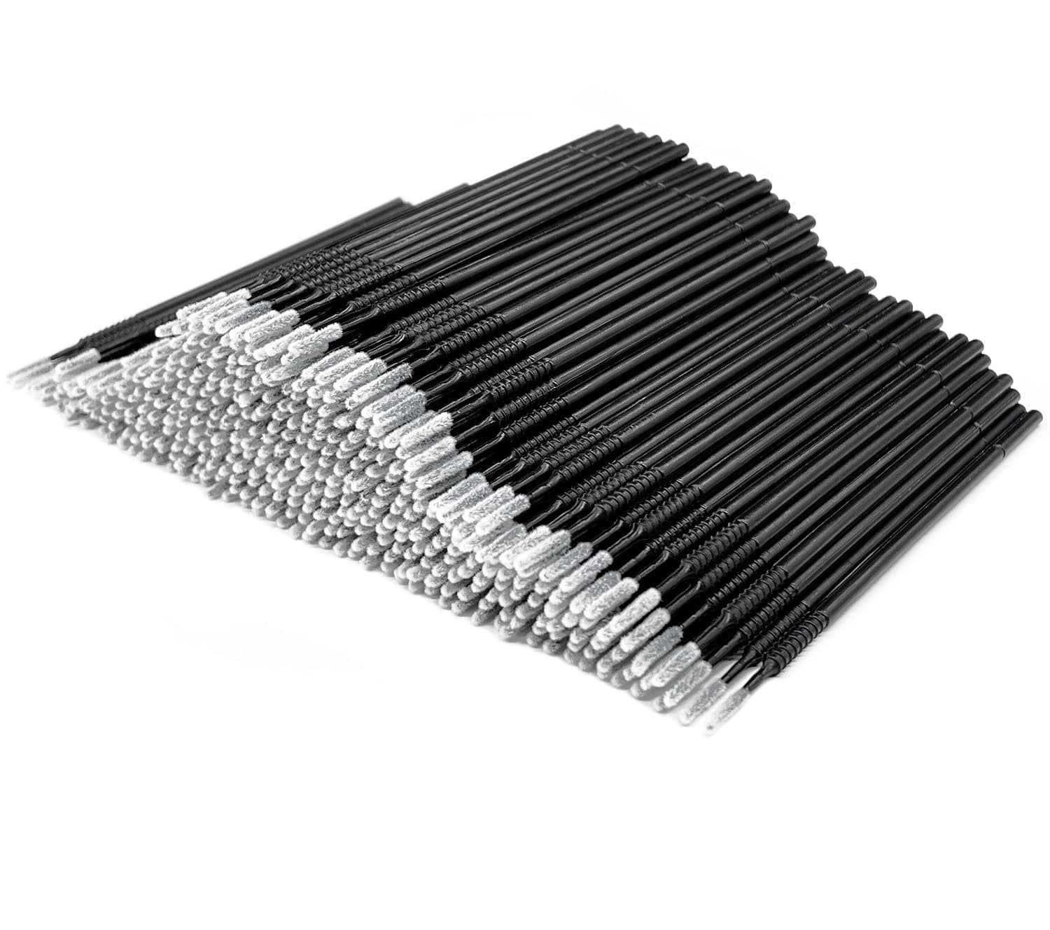 AIVIAI Disposable Micro Applicator Brush for Makeup, 400pcs (Black)
