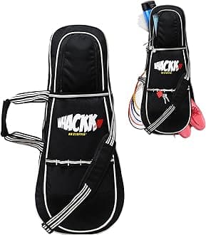 Whackk Smash Black White Tennis/Squash/Badminton kit Bag (9099)