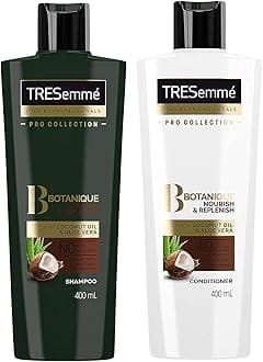 Tresemme Botanique Shampoo & Conditioner Set, Nourish & Replenish 400ml each NO DYES NO PARABENS SILICONE FREE