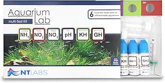 NT Labs Aquarium Lab Multi Test Kit, All-in-one Water Testing Kit, Tests for Ammonia, Nitrite, Nitrate, pH, General Hardness (GH) & Carbonate Hardness (KH), Accurate Results (Up to 200 Tests)