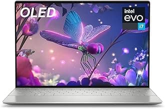 Dell XPS 13 Plus 9320 Laptop, 12th Gen Intel Evo Core i7-1260P, 13.4 Inch OLED 3.5 K Touchscreen, 16GB RAM, 512GB SSD, Backlit Keyboard, Fingerprint Reader, Win 11H (Silver)