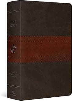 ESV Large Print Personal Size Bible (Trutone, Forest/Tan, Trail Design)