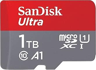 1TB Ultra microSDXC UHS-I Memory Card with Adapter - Up to 150MB/s C10 U1 Full HD A1 MicroSD Card - SDSQUAC-1T00-GN6MA [New Version]